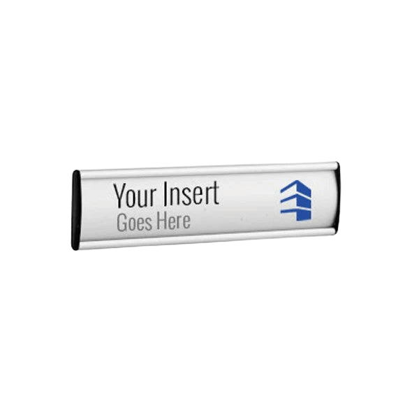6 in. x 1 1/2 in. OFFICE DOOR / WALL NAMEPLATE SIGN FRAME